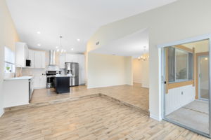 Living Room (or Family Room) with View to Kitchen