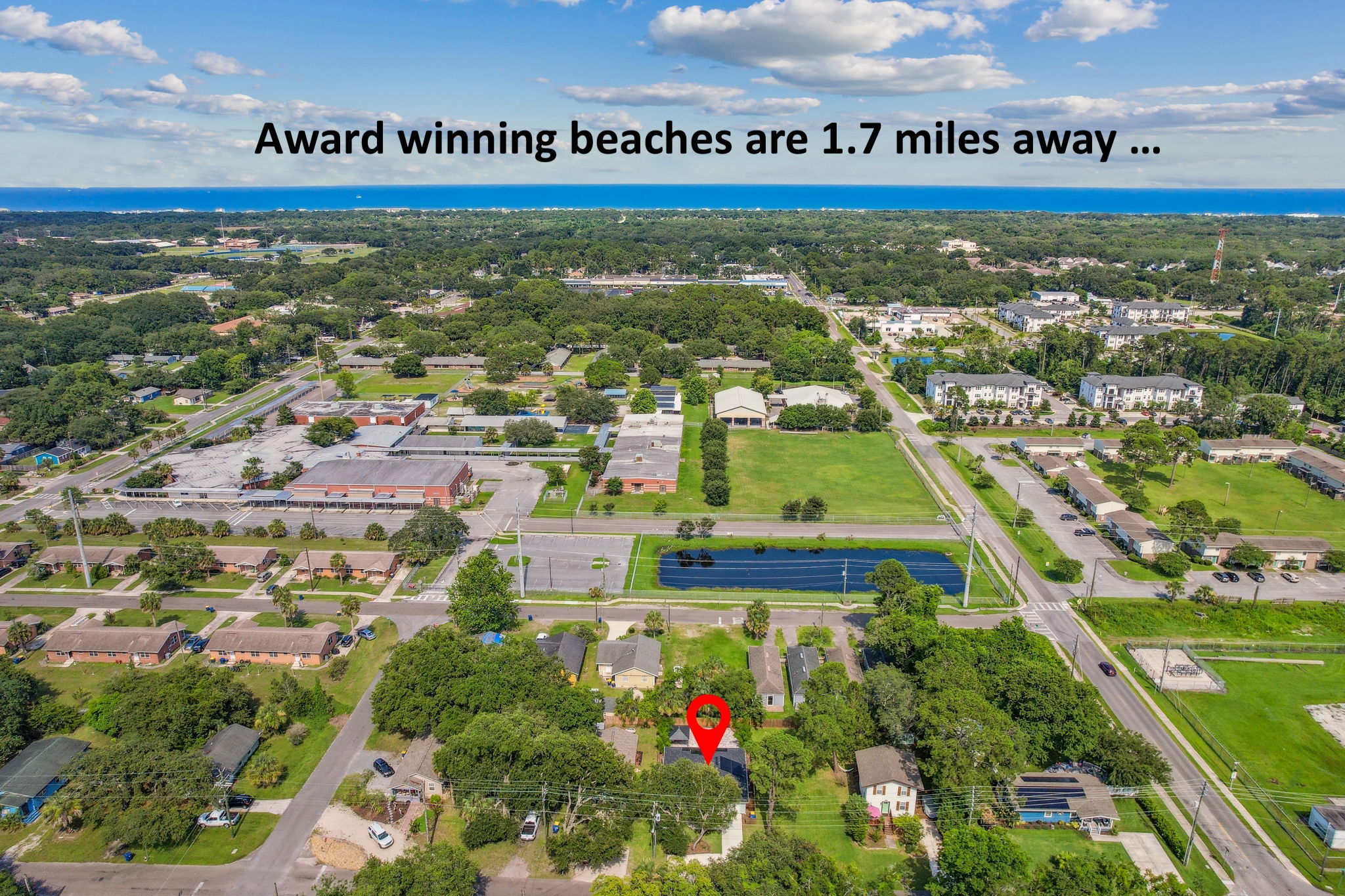 Centrally located, everything seems a short walk or bike ride away ...