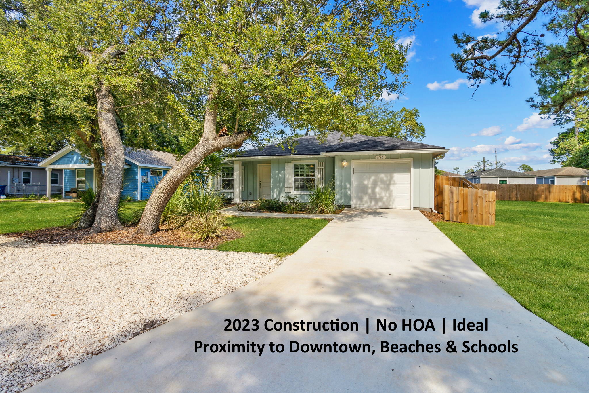 ... even more rare, it has no HOA restrictions and is ideally located!