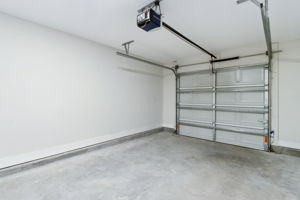 ...and the attached one-car garage is clean as a whistle!