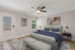 ... and opens directly to your private courtyard retreat.