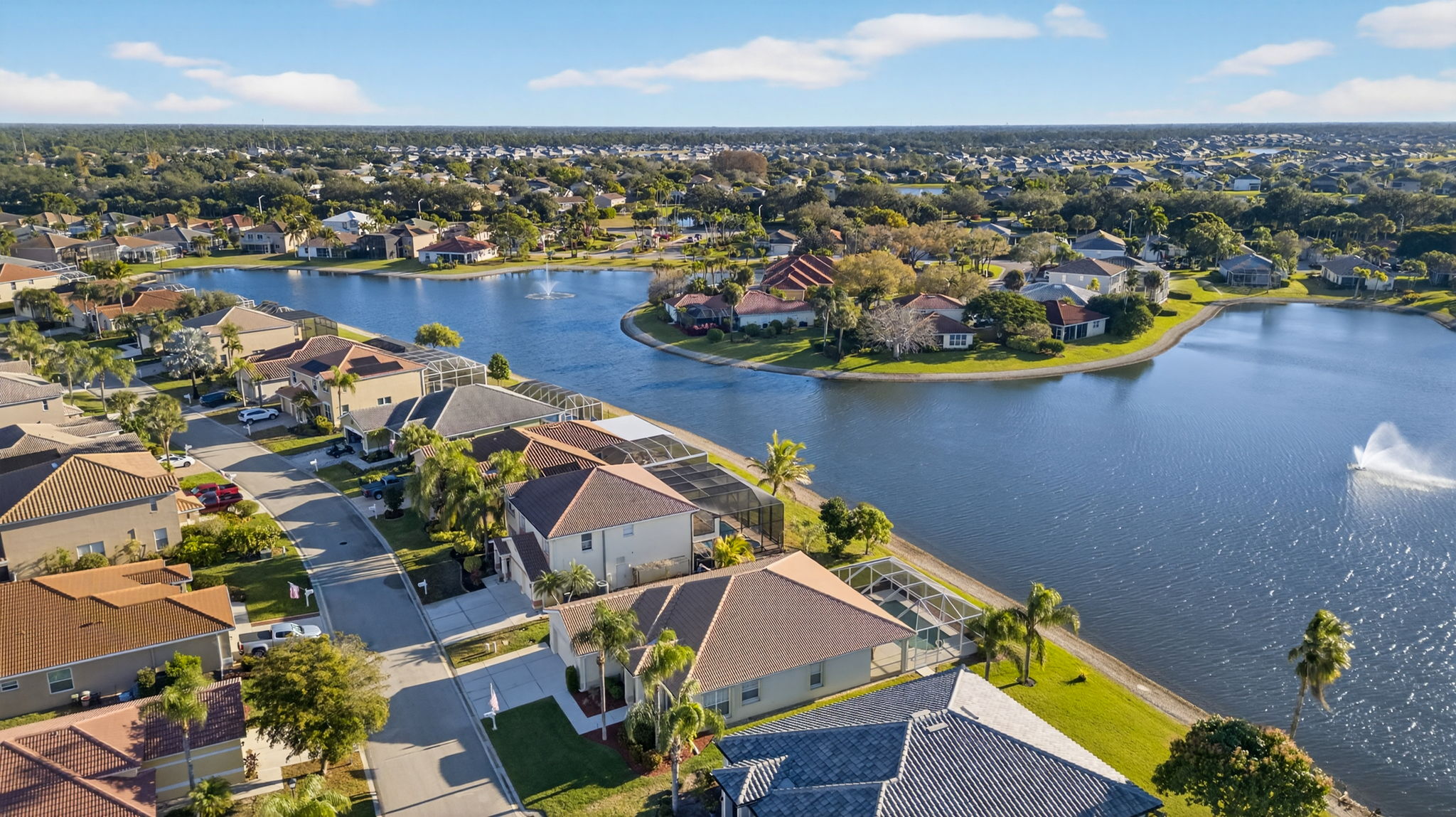 Aerial Side Exterior