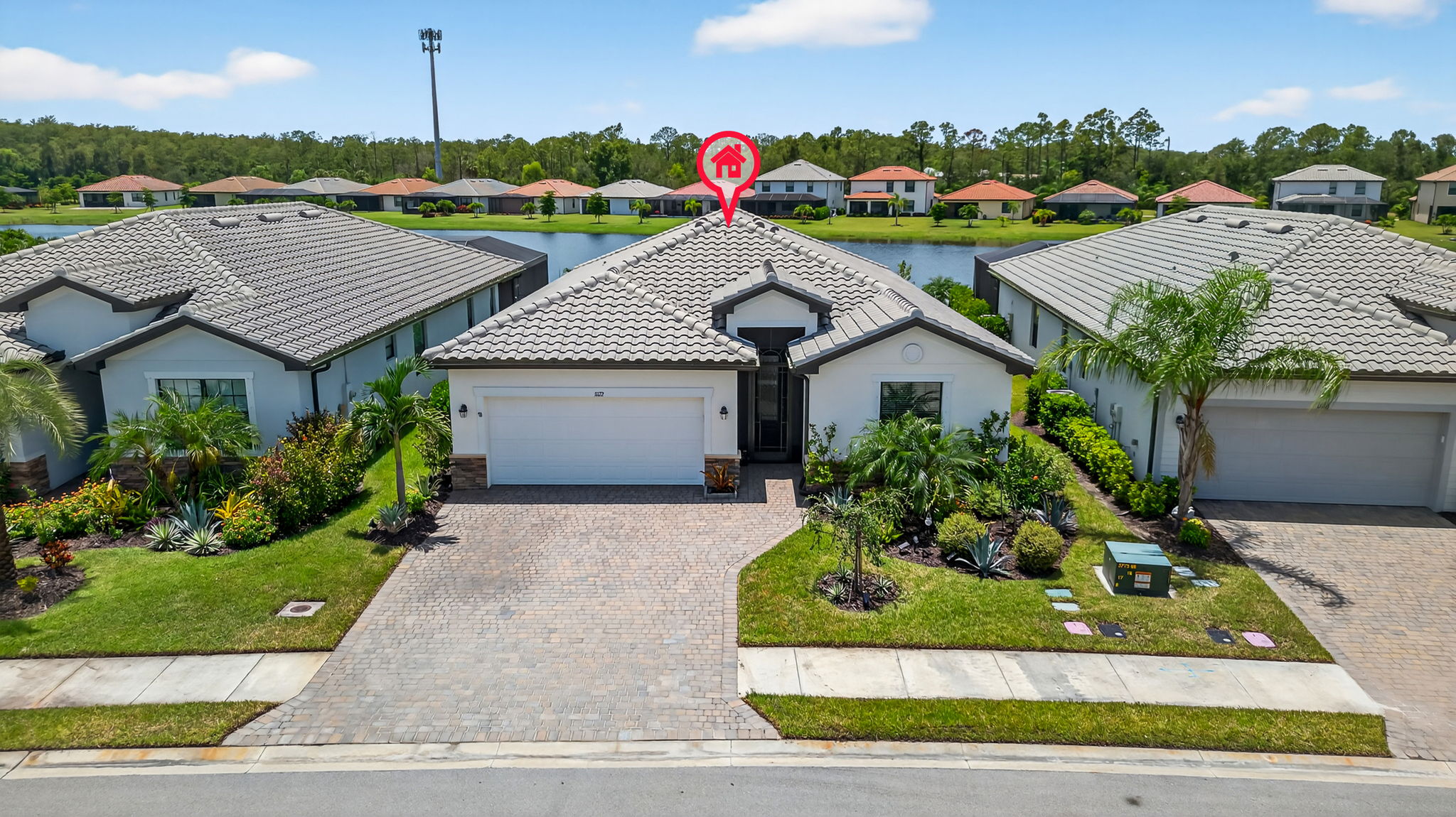 Aerial Front Exterior 1 -Marker