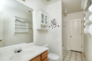 Pass Through Bathroom