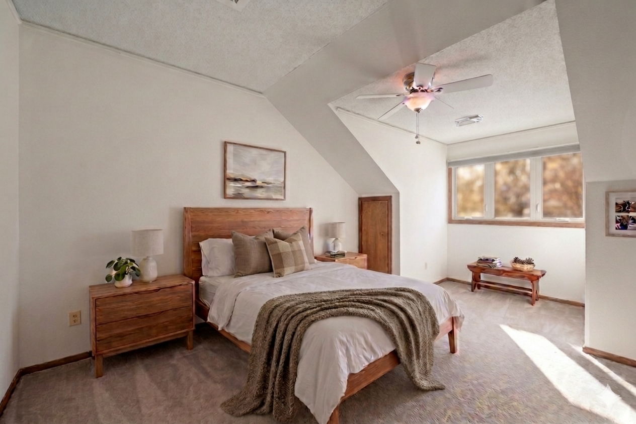 Virtual staging to show home's potential