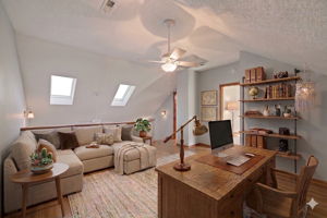 Virtual staging to show home's potential