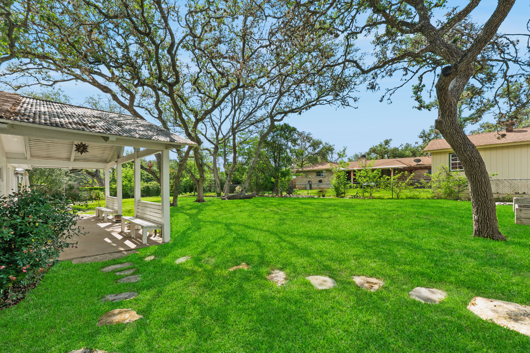 Beautiful backyard
