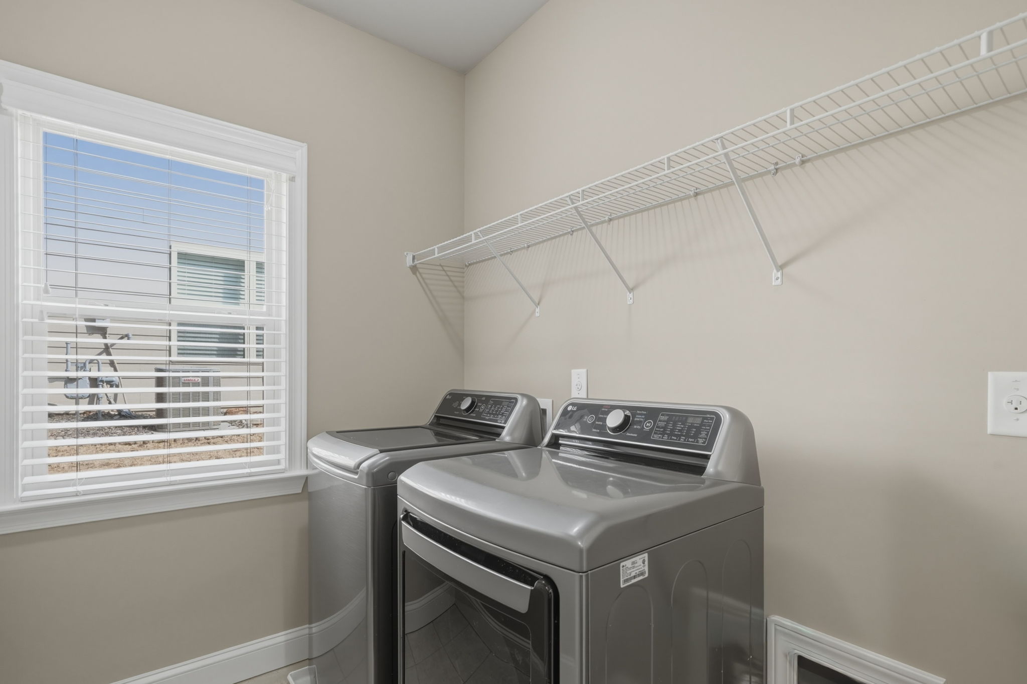 Laundry conveniently located on main floor