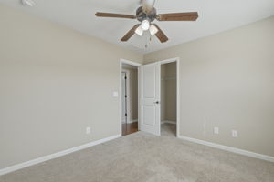 View from THIRD Bedroom into hallway