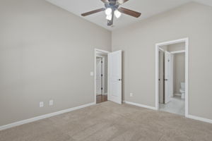 Fourth Bedroom has direct access to one side of the Jack n Jill bath