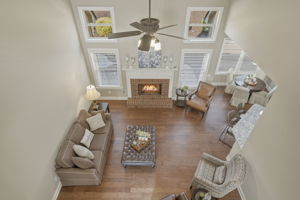 View of Great Room from landing