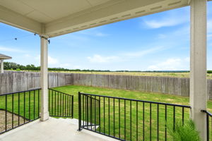 View From Back Covered Patio