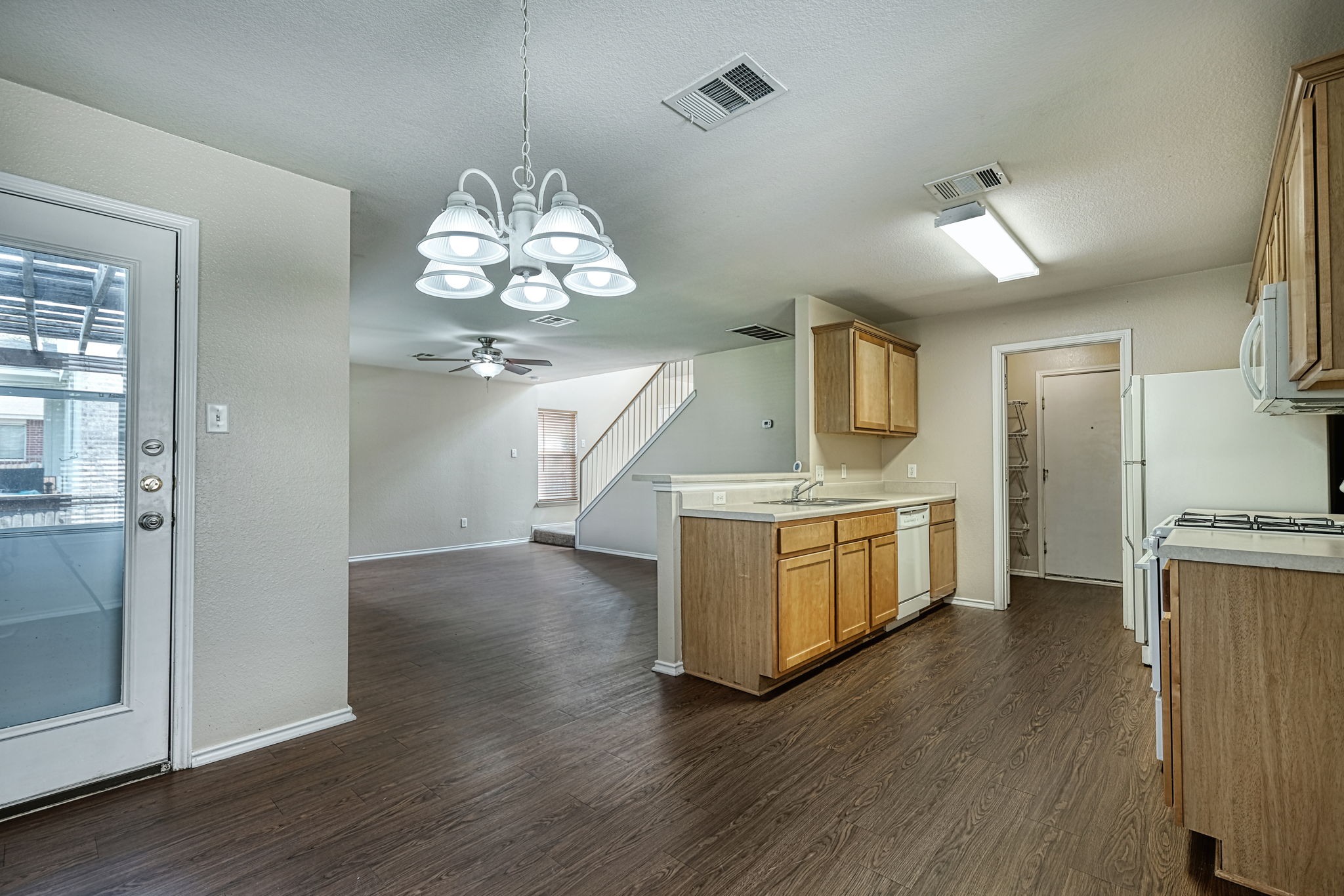 Dining/Kitchen/Living