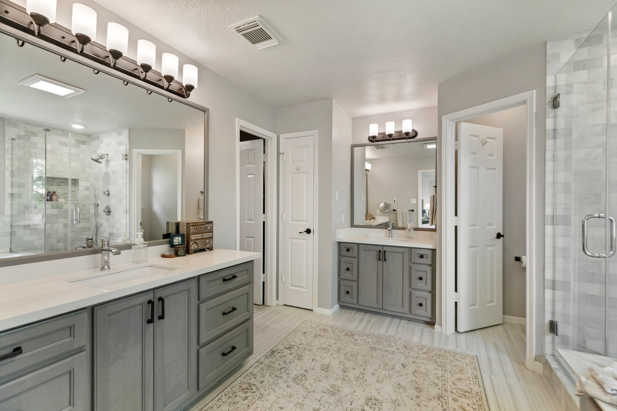 Updated primary bathroom