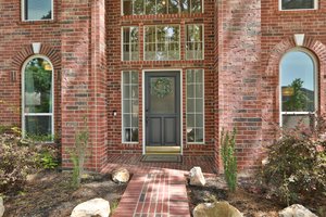 The welcoming front door