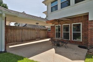 Patio area with privacy