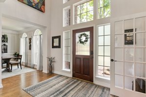 The formal dining room on your right