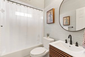 Updated downstairs bathroom