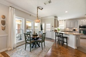 Breakfast Nook and possible eat in area with door to back yard