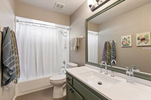 Updated upstairs bathroom