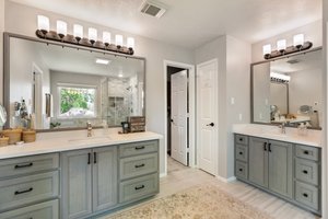 Great drawer space on vanities