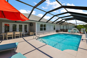 Swimming Pool and Lanai  with Preserve Views