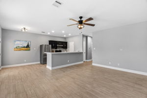 Living Dining Kitchen