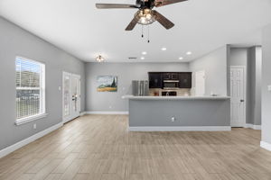 Living Dining Kitchen