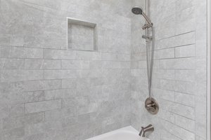 Full Bathroom #2; renovated shower