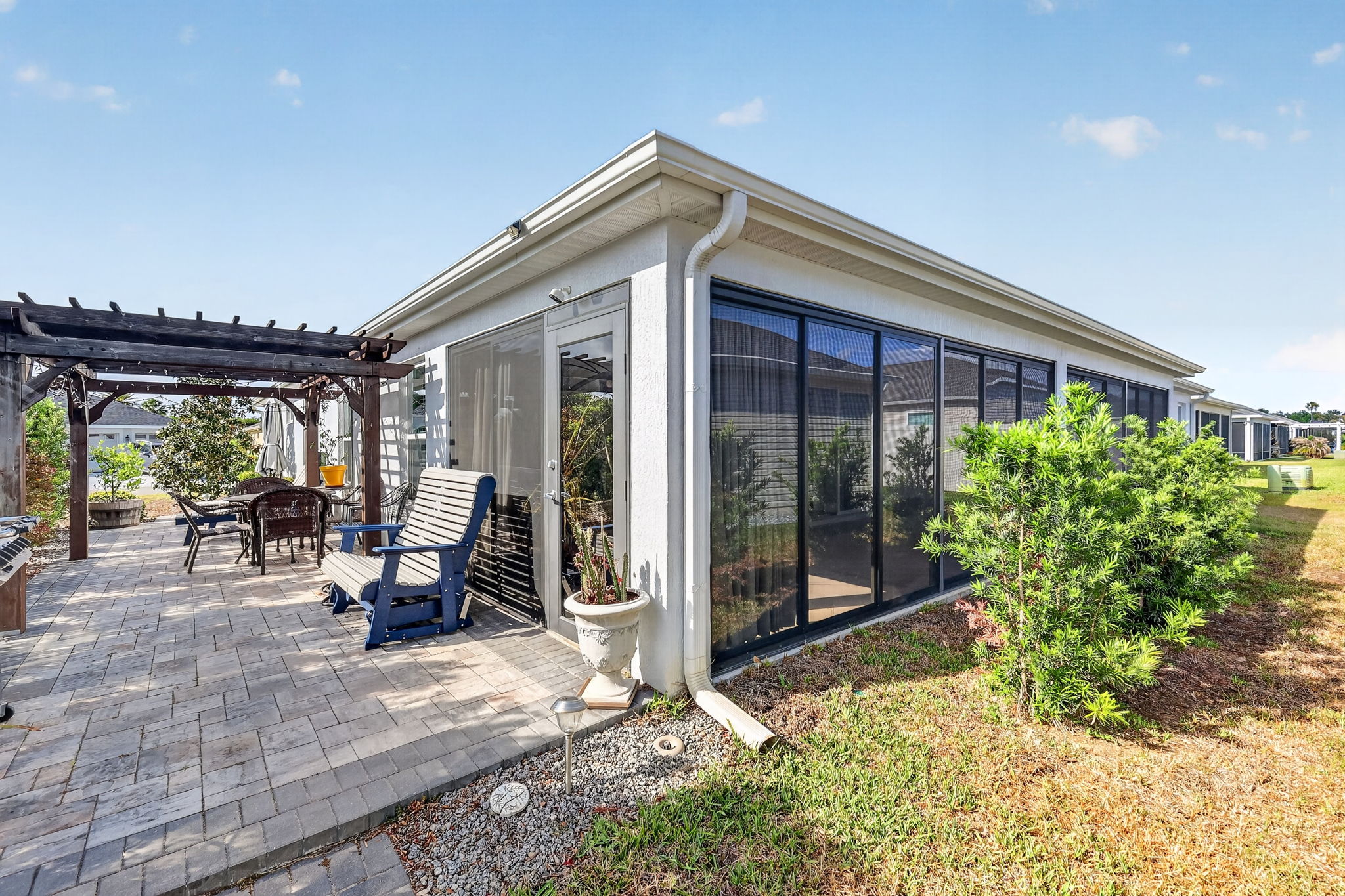 Paver Patio and Pergola with