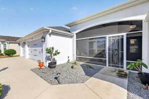 Front Elevation with Screened Porch