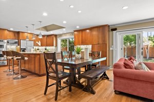 Kitchen-dining space.