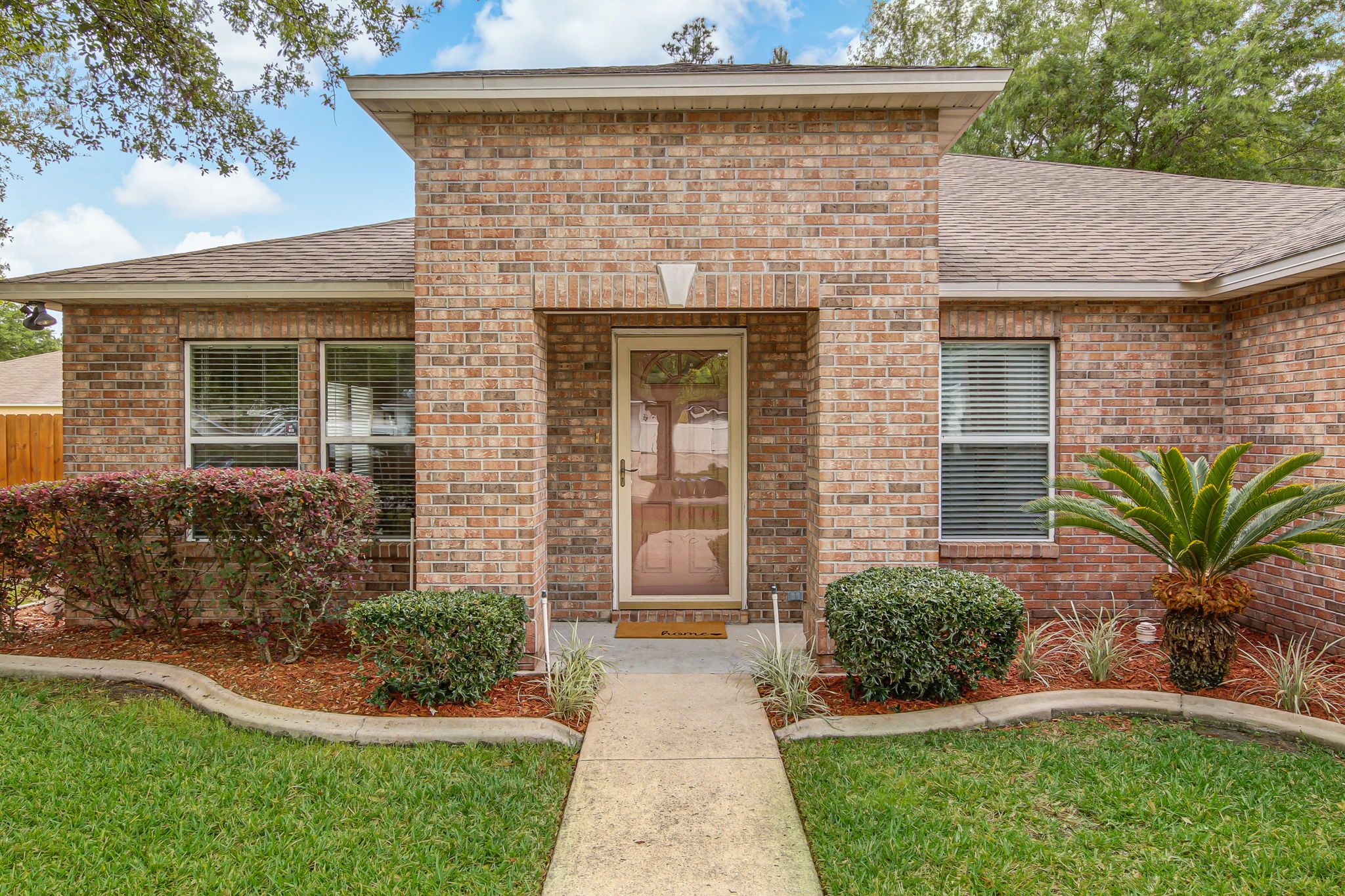 Entryway with Storm Door