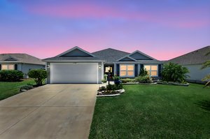 Twilight Front Elevation