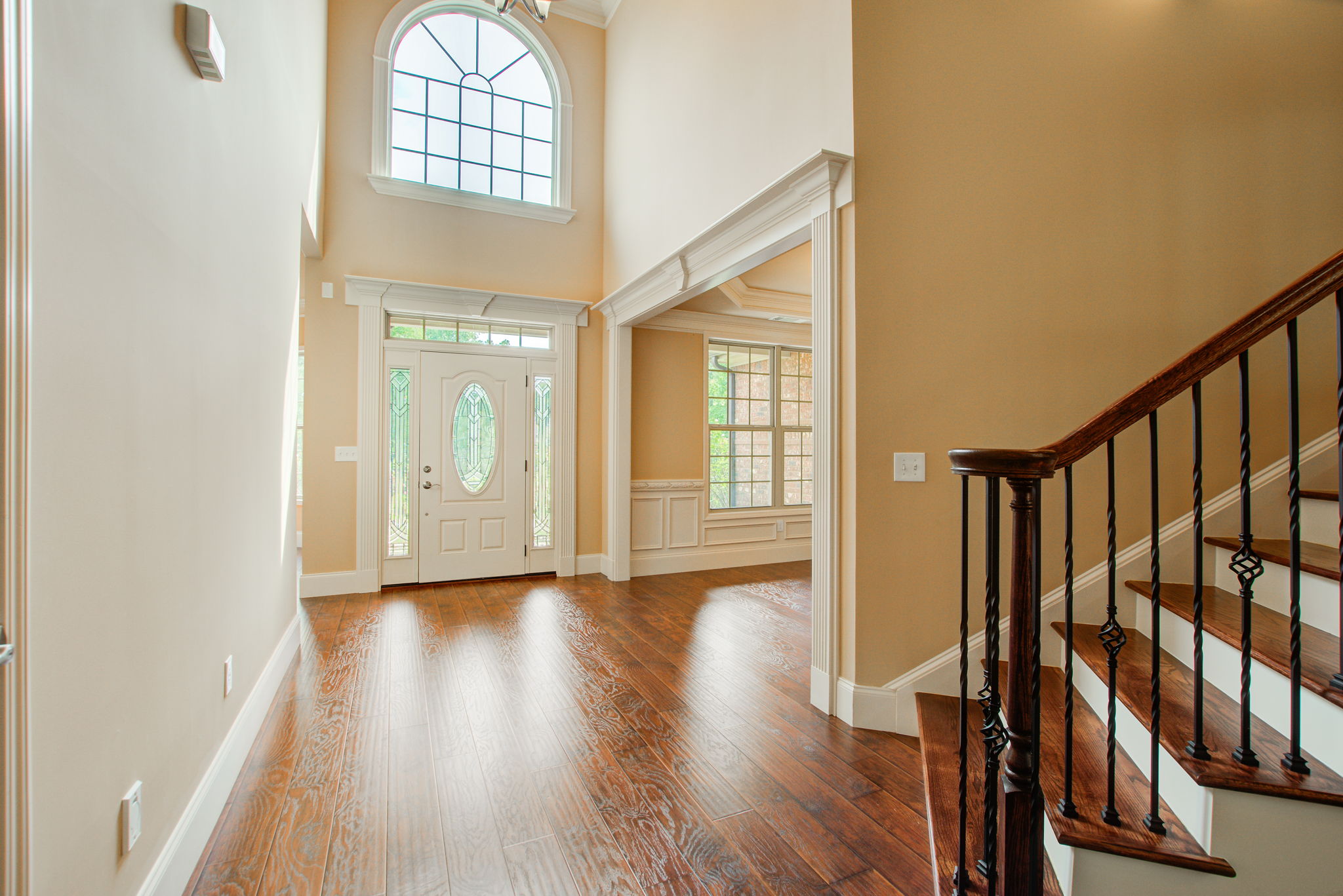 3 Entryway w Dining Partial + Staircase