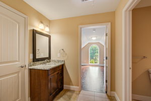 29 Jack + Jill Bath Vanity R w Bonus Room View