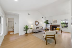 Living Room with FIreplace