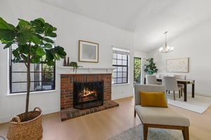 Living Room Fireplace - DIgitally Altered Fireplace
