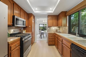 Kitchen into Dining Room