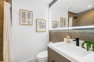 Full Length Wall to Wall LED mirror