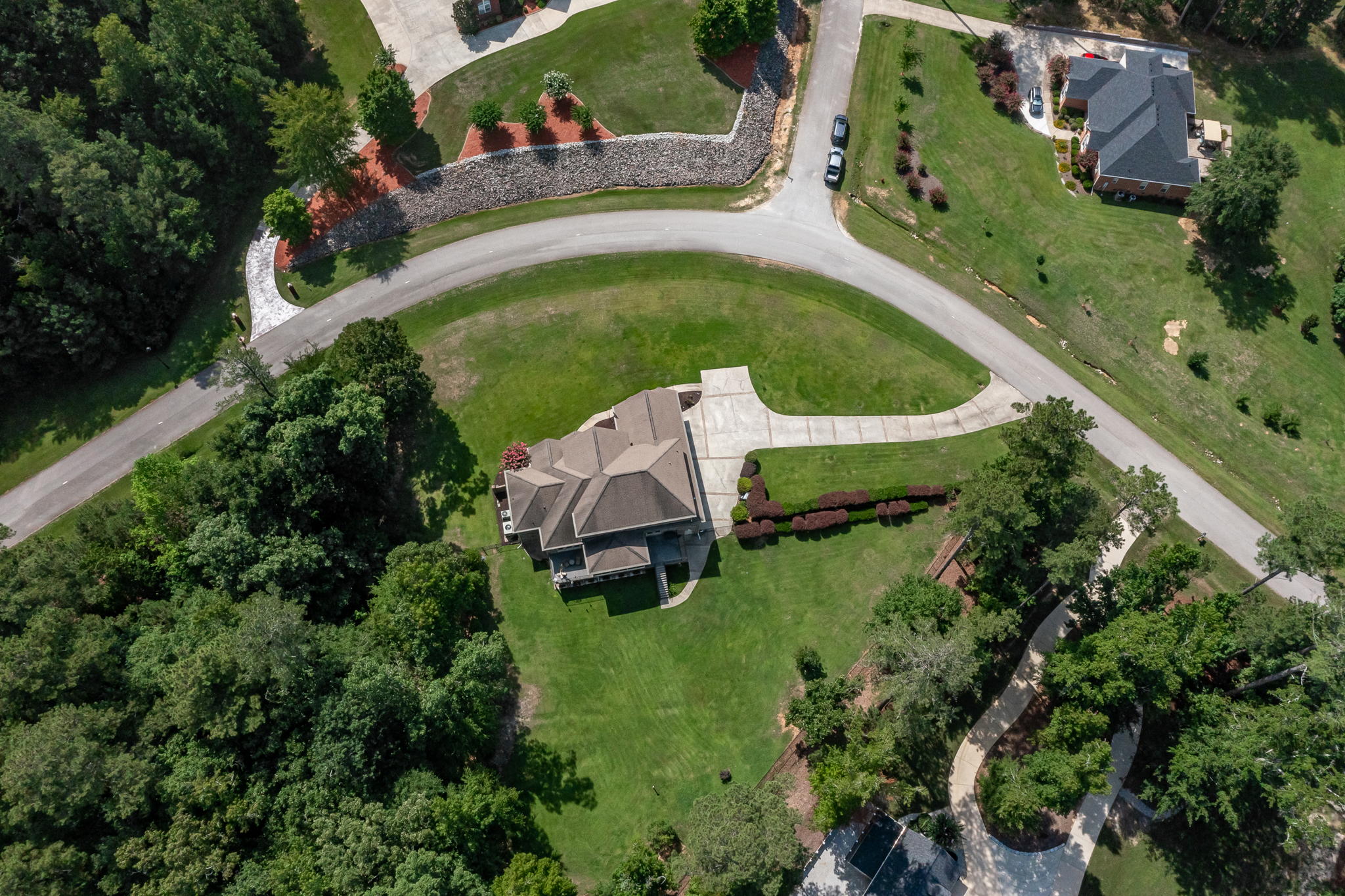 Aerial View Of Home