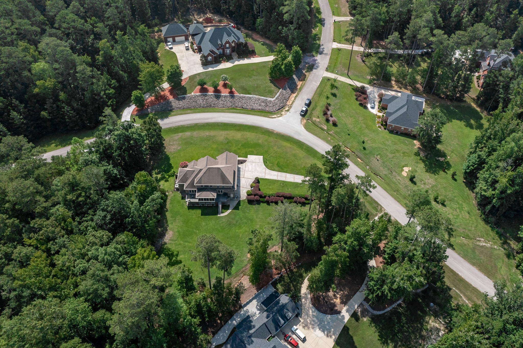 Aerial View Of Home