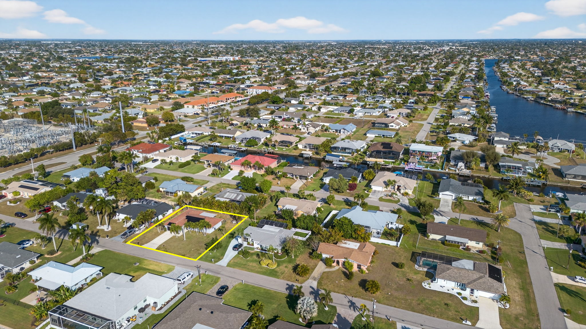 Aerial Front Exterior 2 - lot line