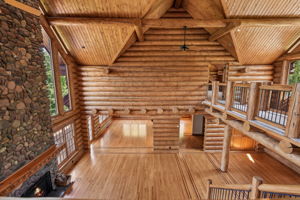 The view of the Living Room from the catwalk