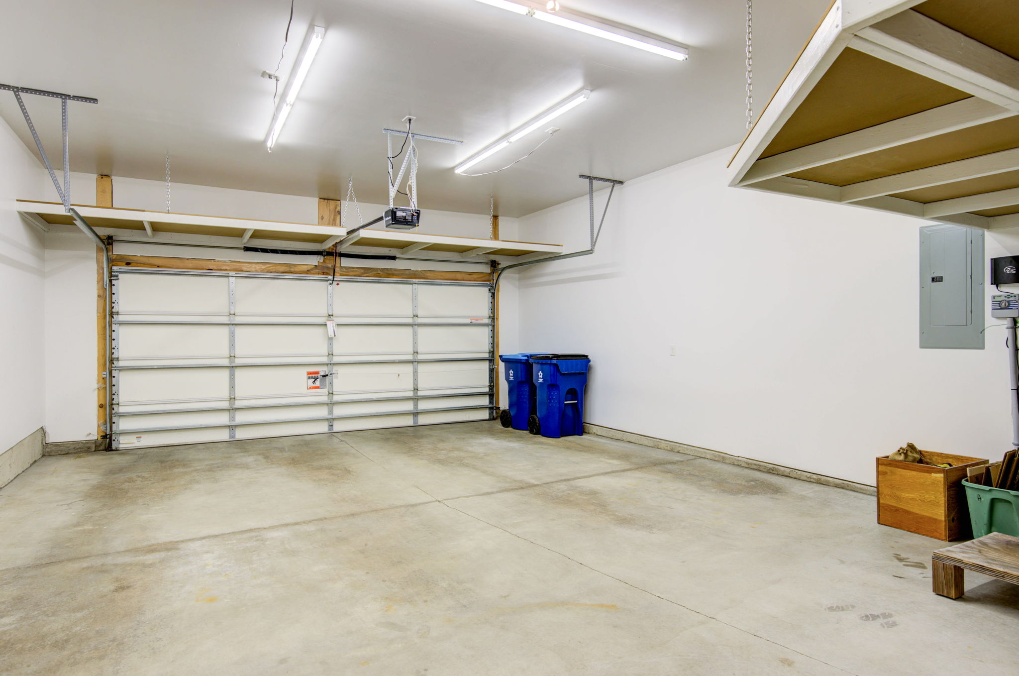 34 Custom Shelving & Lighting and Smart Opener