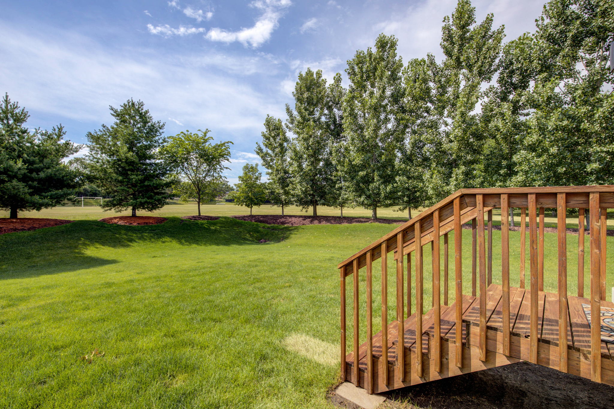 39 Backyard With In-ground Sprinklers and Invisible Fence For Dogs