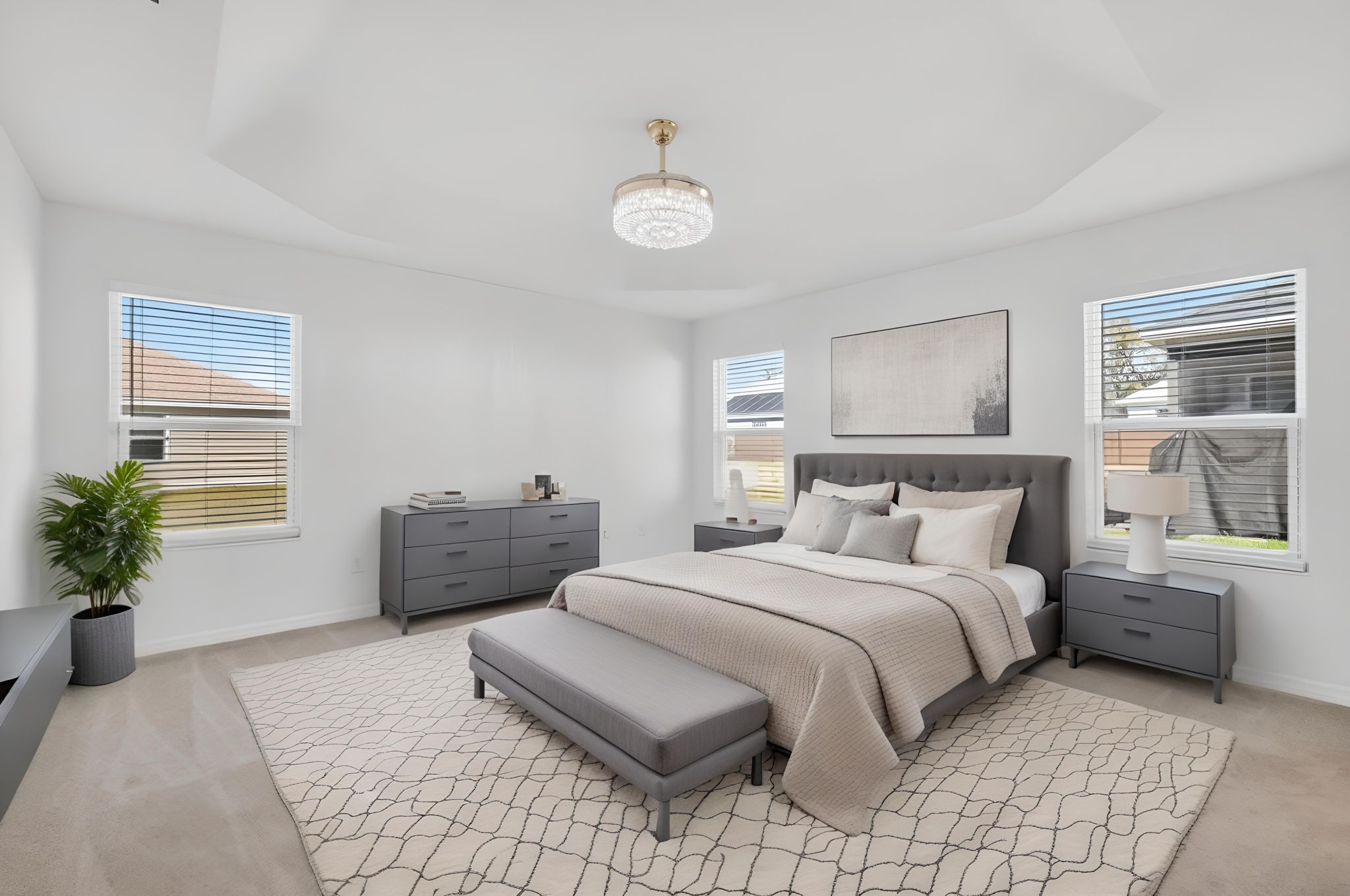 Primary Bedroom-Virtually Staged