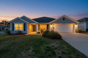 Twilight Front Elevation