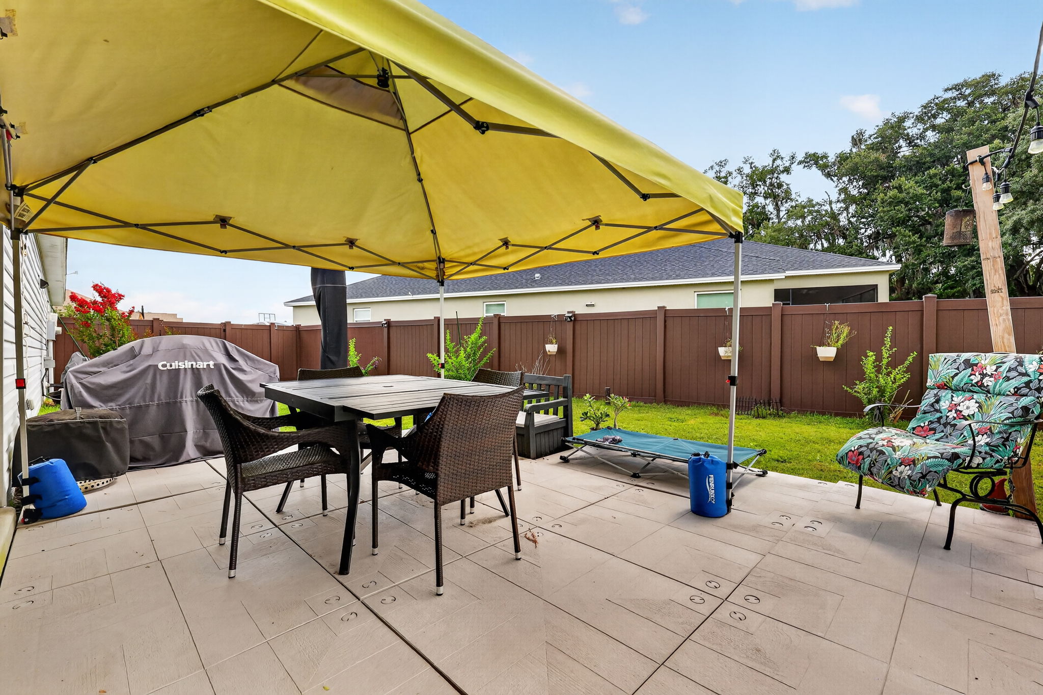 Patio with PRIVATE Fenced Yard