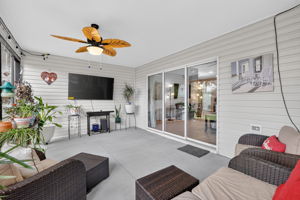 Glass-Enclosed Lanai